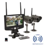 4-kanálový, bezdrôtový monitorovací systém