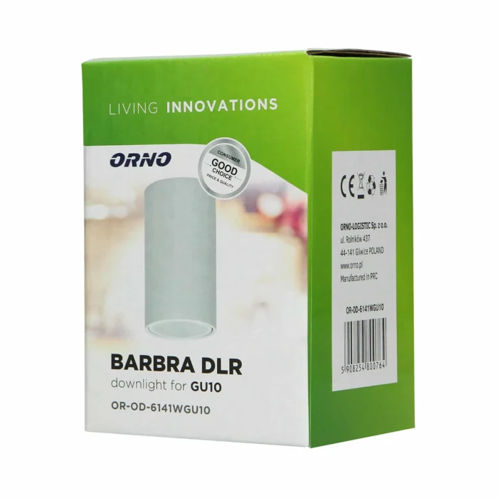 BARBRA DLR GU10 stropné svietidlo, stropné svietidlo, 50W, okrúhle, biele – Obrázok 2