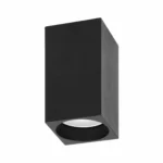 BARBRA DLS GU10 stropné svietidlo, stropné, 50W, štvorcové, čierne