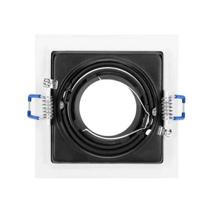 Ozdobný rámik YOP na žiarovku, predLED diódu alebo halogénovú žiarovku (MR16/GU10), max. 50W, hotovy smer svetla, biela+ist – Obrázok 5