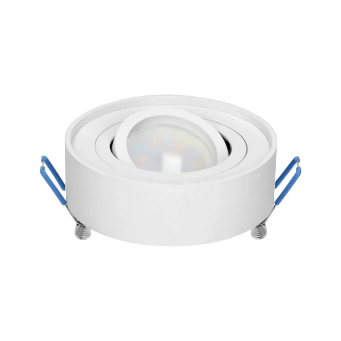 SORMUS R ozdobný rám bodového svietidla, MR16/GU10 max 50W, nastaviteľný, kruhový, biely* – Obrázok 2
