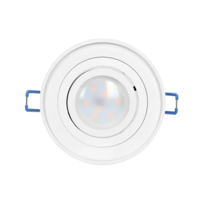 SORMUS R ozdobný rám bodového svietidla, MR16/GU10 max 50W, nastaviteľný, kruhový, biely* – Obrázok 4