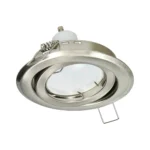 SUTRI RM ozdobný rám na stolovú lampu, MR16/GU10 max 50W, okrúhla, nastaviteľná stolná lampa, satén
