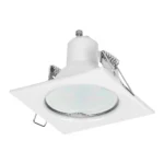 SUTRI SC ozdobný rám bodového svietidla, MR16/GU10 max 50W, štvorcový, pevný, biely*