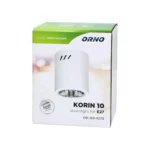 KORIN 10, stropné svietidlo, 60W, E27, ocot, biela – Obrázok 2
