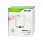 KORIN 13, stropné svietidlo, 60W, E27, ocot, biela – Obrázok 2