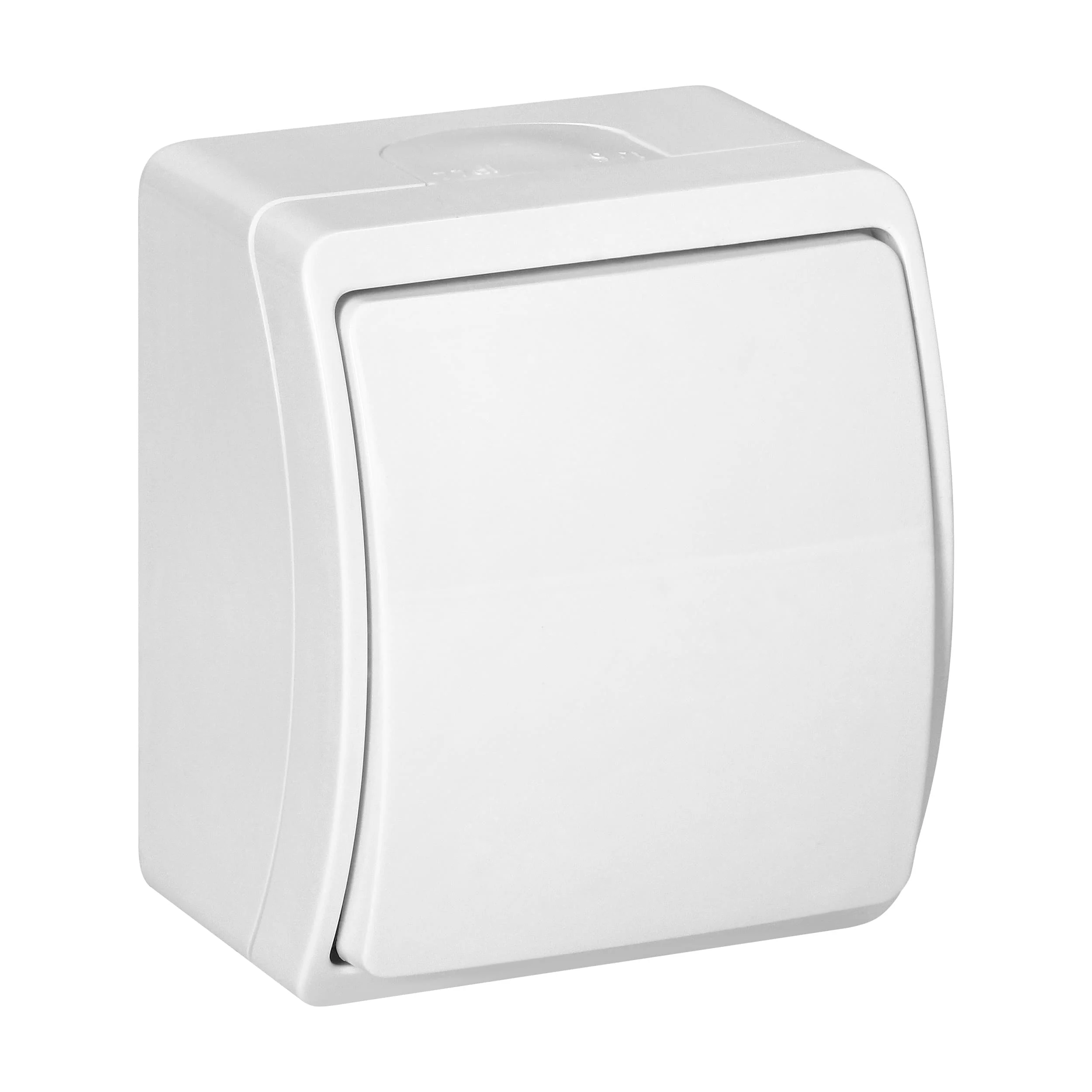 Prisadený polovičný vypínač AQUATIC IP44 biely Prisadený polovičný vypínač AQUATIC IP44 biely – Obrázok 1