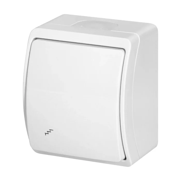 Vypínač schodiskový č.6  AQUATIC IP44 biely – Obrázok 4