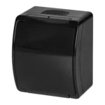 Jednozásuvka 2P+E AQUATIC IP44, tvrdý – Obrázok 4