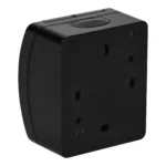 Jednozásuvka 2P+E AQUATIC IP44, tvrdý – Obrázok 5
