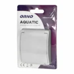 Jednozásuvka 2P+E AQUATIC IP44 biely – Obrázok 2