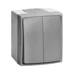 AQUATIC PRO IP 55 Dvojtlačidlový spínač, grey/graphite