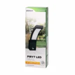 PYRYT LED 10W s pohybovým senzorom, 140°, 850lm, IP54, 4000K, sivá – Obrázok 2