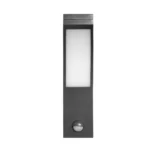 PYRYT LED 10W s pohybovým senzorom, 140°, 850lm, IP54, 4000K, sivá – Obrázok 3