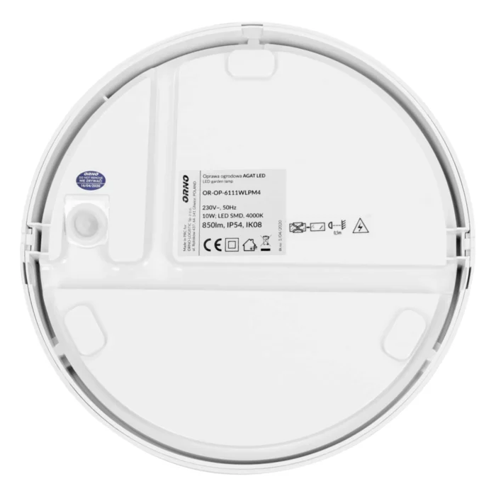 Záhradná LED lampa AGAT, 10W, biela – Obrázok 5