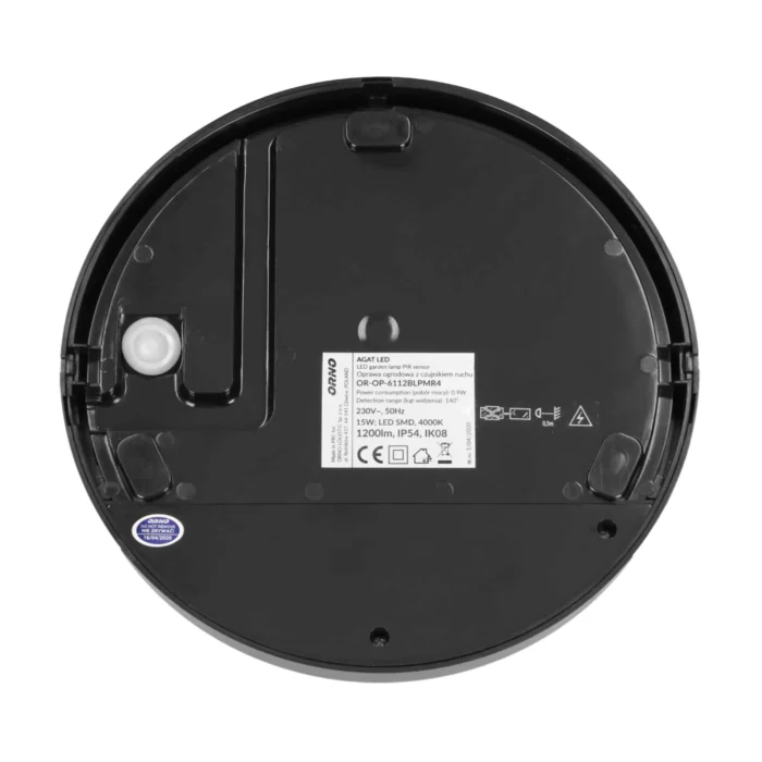 Záhradné LED svietidlo AGAT s pohybovým senzorom, 15W, necitlivé – Obrázok 5