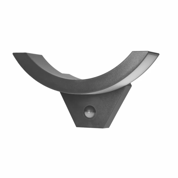 SPINEL LED 10W s pohybovým senzorom, 140°, 800lm, IP54, 4000K, IK10, sivá – Obrázok 3