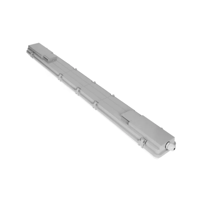 Hermetické svietidlo HERM pre profesionálne použitie, T8 LED 2x18W, IP65, dĺžka kufra: 120cm. – Obrázok 2