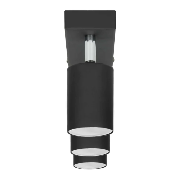 DOA SP 3 nástenné a stropné svietidlo, GU10, max. 3x50W, IP20, čierne – Obrázok 4