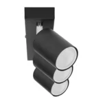 DOA SP 3 nástenné a stropné svietidlo, GU10, max. 3x50W, IP20, čierne – Obrázok 5