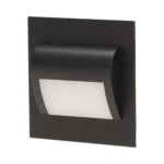 LED schodiskové svietidlo DRACO, 3000K, čierne