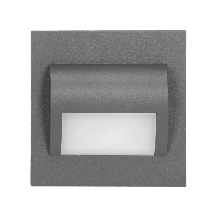 LED schodiskové svietidlo DRACO, 3000K, grafit – Obrázok 3