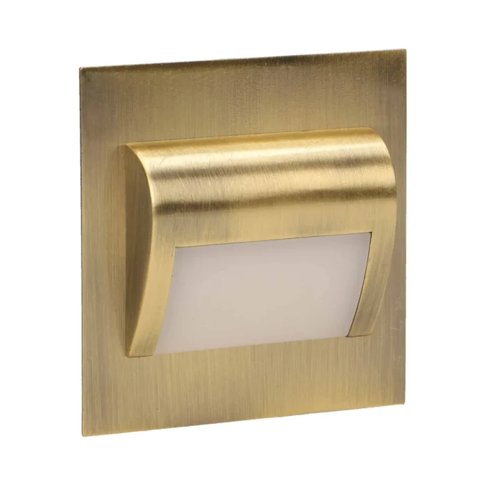 LED schodiskové svietidlo DRACO, 6000K, mosadz – Obrázok 3