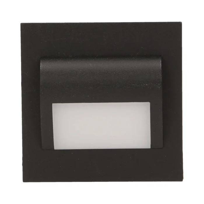 LED schodiskové svietidlo DRACO, 6000K, čierne – Obrázok 2