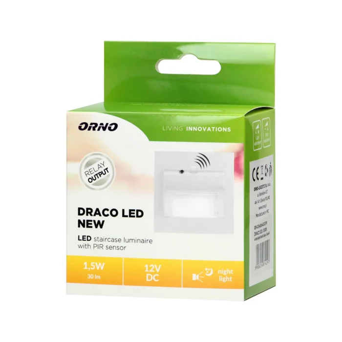 DRACO LED NEW 1,5W, žiarovka, 12VDC, 30lm, 6000K, biela, so svetelným senzorom – Obrázok 2