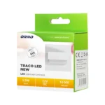 TRACO LED 1,5W reflektor, 12VDC, 30lm, 6000K, biely – Obrázok 2