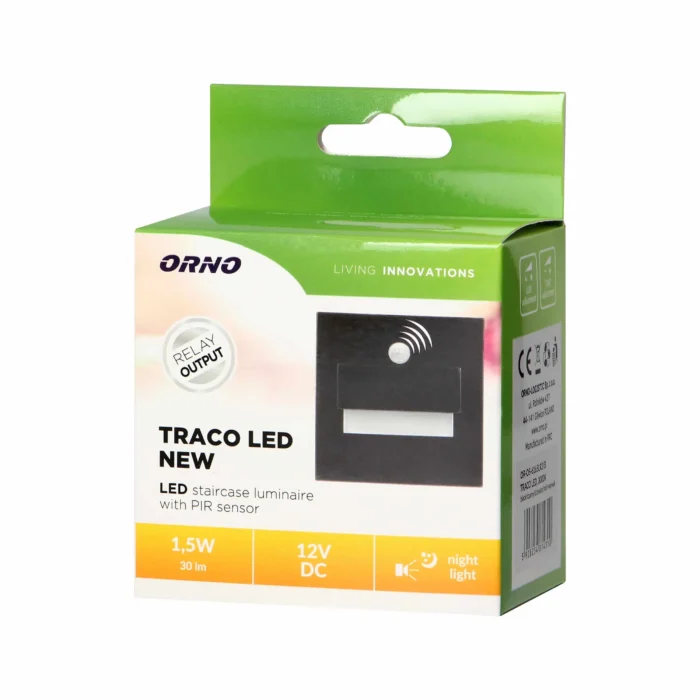 TRACO LED 1.5W, žiarovka, 12VDC, 30lm, 3000K, svetelný, svetelný a pohybový senzor – Obrázok 2