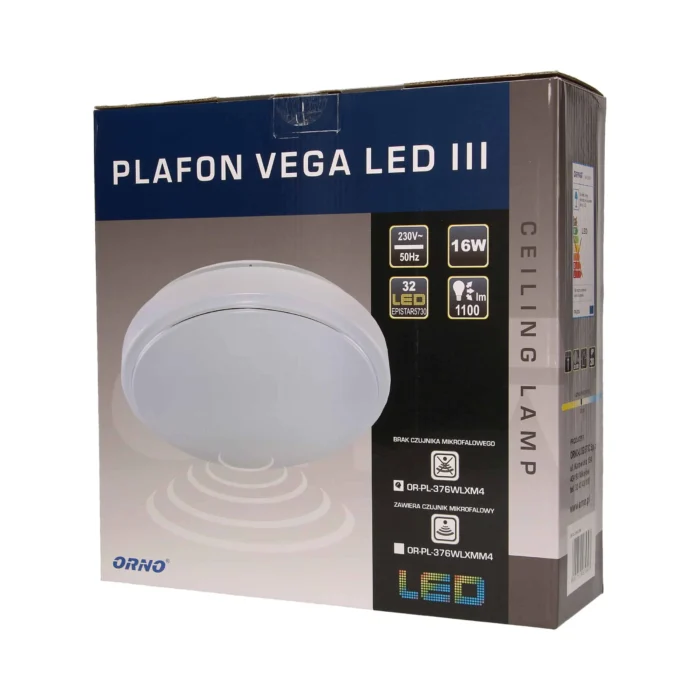 LED svietidlo VEGA LED III, 16W – Obrázok 2