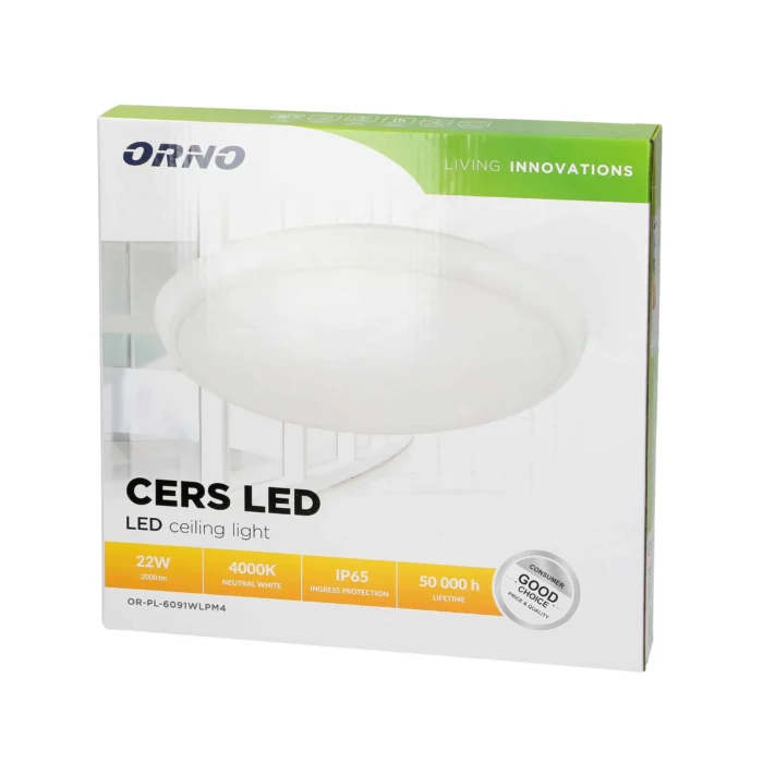 CERS LED stropné svietidlo, 22W – Obrázok 2