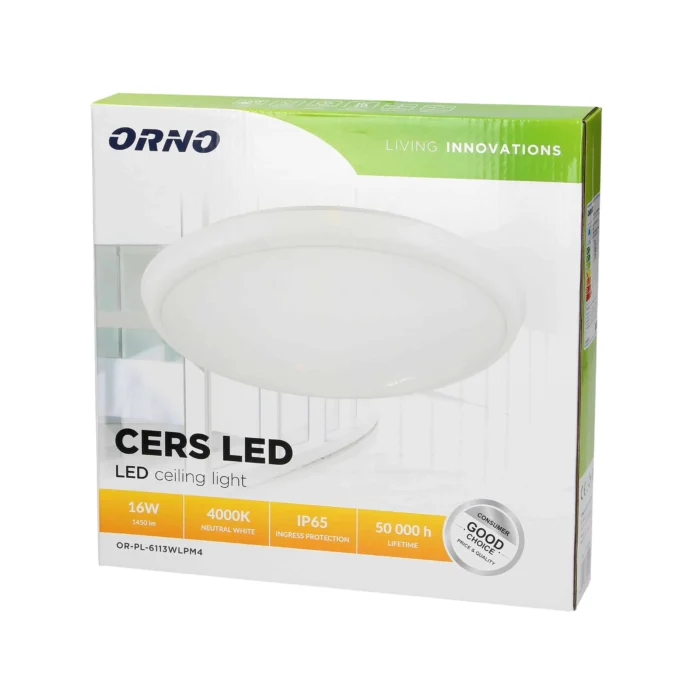 CERS LED stropné svietidlo, 16W – Obrázok 2