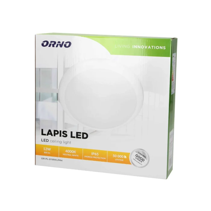 LED svietidlo LAPIS 12W. IP65, IK10 – Obrázok 2