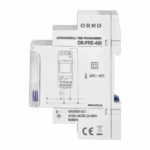 Digitálny časovač na DIN list, 100 programov, 3 jazyky menu, 1 kanál, max 16A/230V, 2 moduly – Obrázok 4