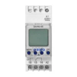 Digitálny časovač na DIN list, 100 programov, 3 jazyky menu, 1 kanál, max 16A/230V, 2 moduly – Obrázok 5