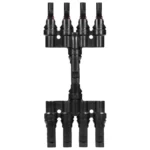 4xMC4 splitter, typ T pre fotovoltaické panely – Obrázok 3