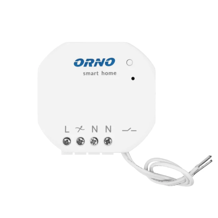 Bezdrôtový nástenný vypínač s rádiovým prijímačom, veľkosť MINI pre rozvodnú krabicu pod omietku, ORNO Smart Home – Obrázok 3