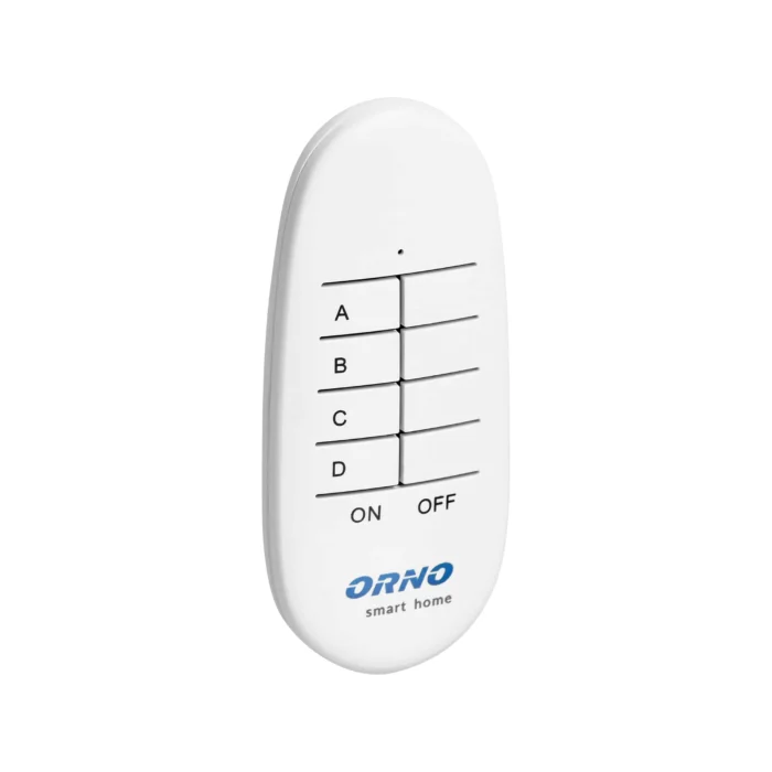 Diaľkový ovládač pre bezdrôtové ovládanie vypínačov a zásuviek pod omietku, 4 kanály, ORNO Smart Home – Obrázok 4