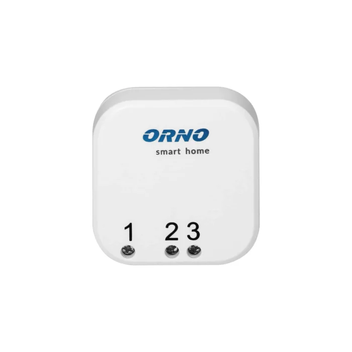 Bezdrôtový vysielač s 1 kanálmi kompatibilný s a aktívnym spínačom na bezdrôtové ovládanie a zásuviek pod omietku, Orno Smart Home – Obrázok 3