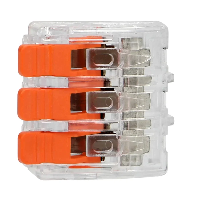 Inštalačný vorkový konektor pre 3 káble (acýkoľvek typ kábla 0,2-4 mm²); IEC 450V/32A, blistre 6 kníh.. – Obrázok 2