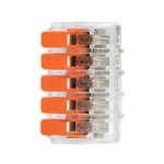 4-žilový konektor; pred drôt 0,2-4mm²; IEC 450V/32A – Obrázok 2