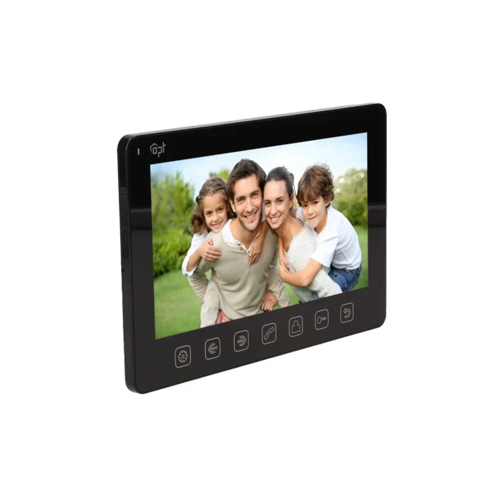 Súprava videovrátnika EXEDRA, handsfree, viacfarebný 7" displej, čierna – Obrázok 4