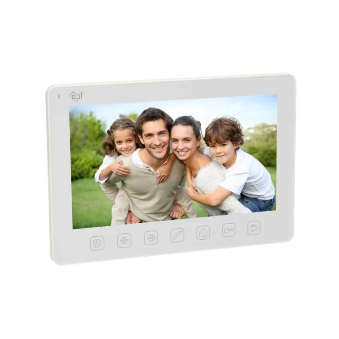 7" bezhlavý video monitor pre rozšírenie zo série EX zostáv, biely * – Obrázok 3