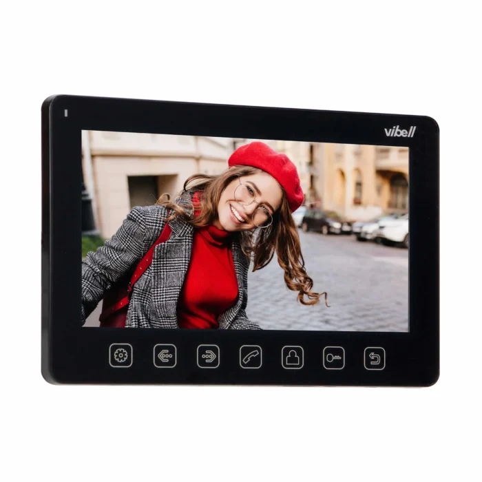 Súprava videovrátnika NOVEO, LCD 7" monitor, svetlo – Obrázok 3