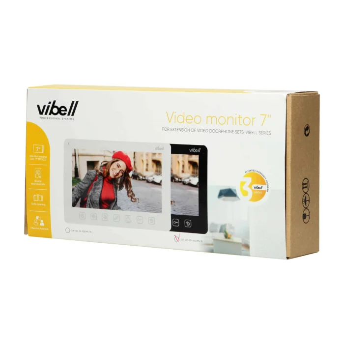 Videomonitor 7" predvedený videovrátnikov, séria VIBELL, – Obrázok 2