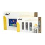 Súprava videovrátnika FELIS MEMO, LCD 7" monitor, sloty SD+DVR, čierne. – Obrázok 2