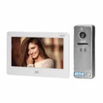 Súprava videovrátnika FELIS MEMO, LCD 7" monitor, sloty SD+DVR, biela