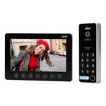 Súprava videovrátnika ALCOR, LCD 7" monitor, klávesnica, RFID čítačka, čierna